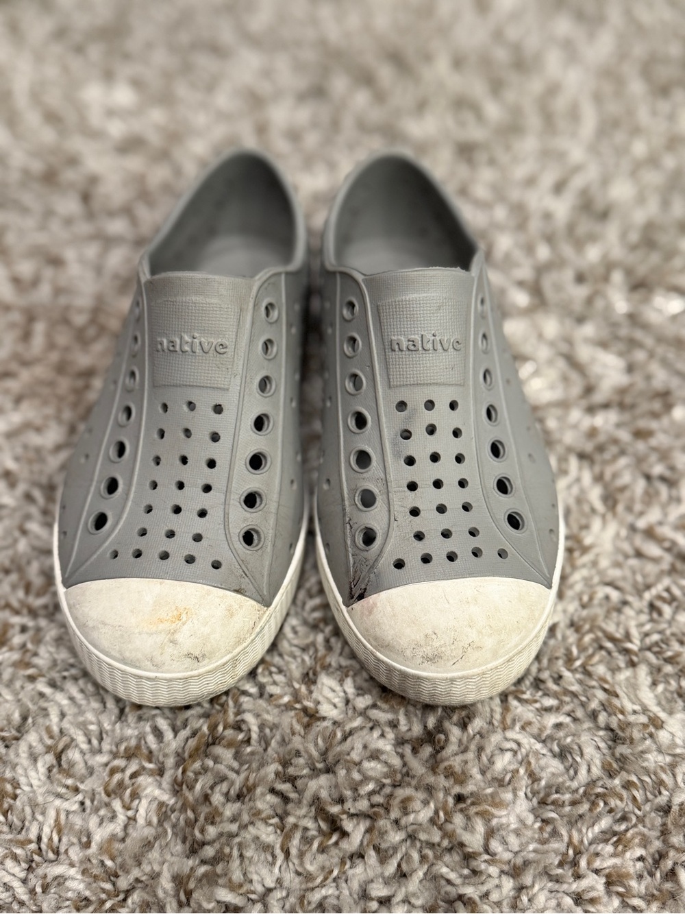 Native Slip-On Loafer in Light Gray